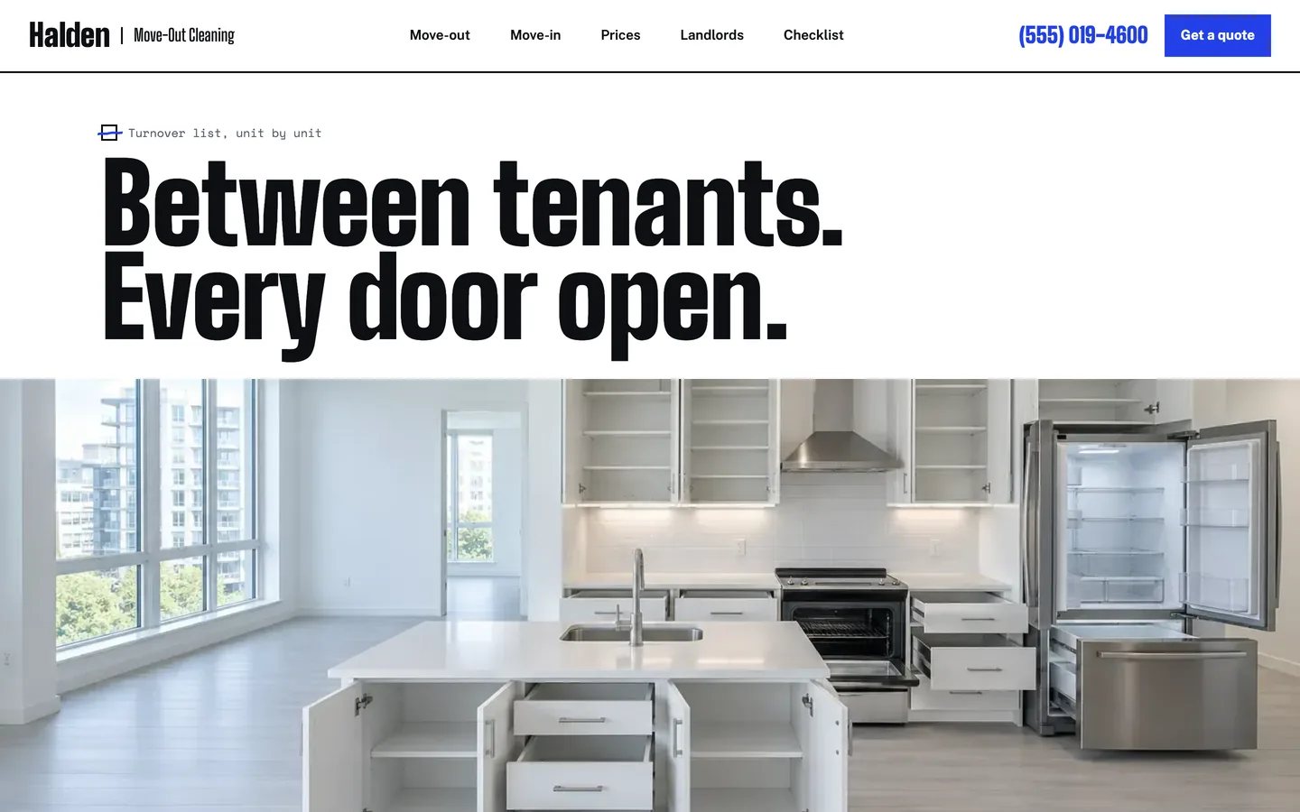 Turnover: Home / between tenants