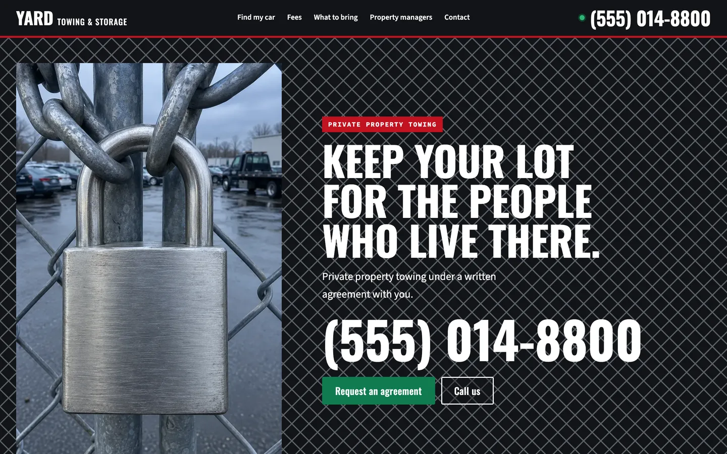Yard: Home / keep your lot for the people who live there