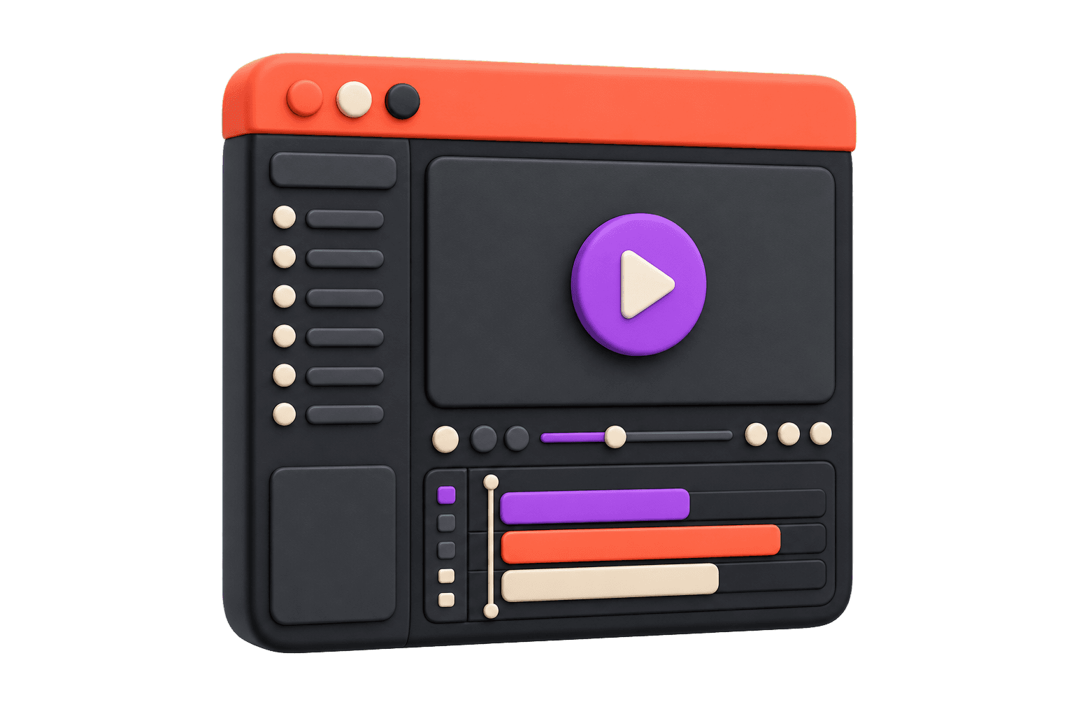 3D video product interface