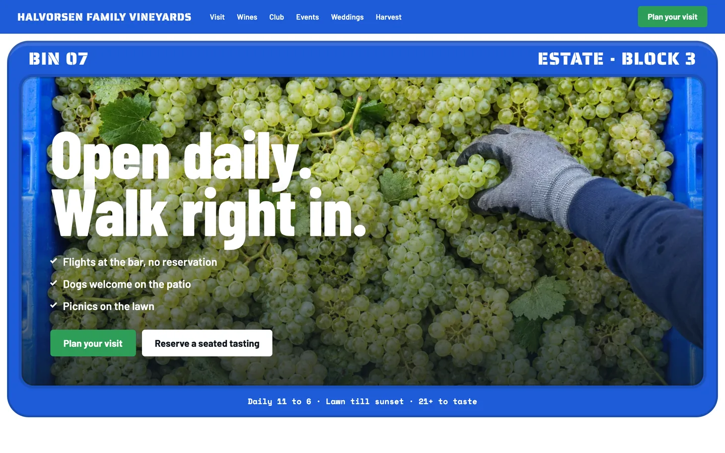 Crushpad website template homepage