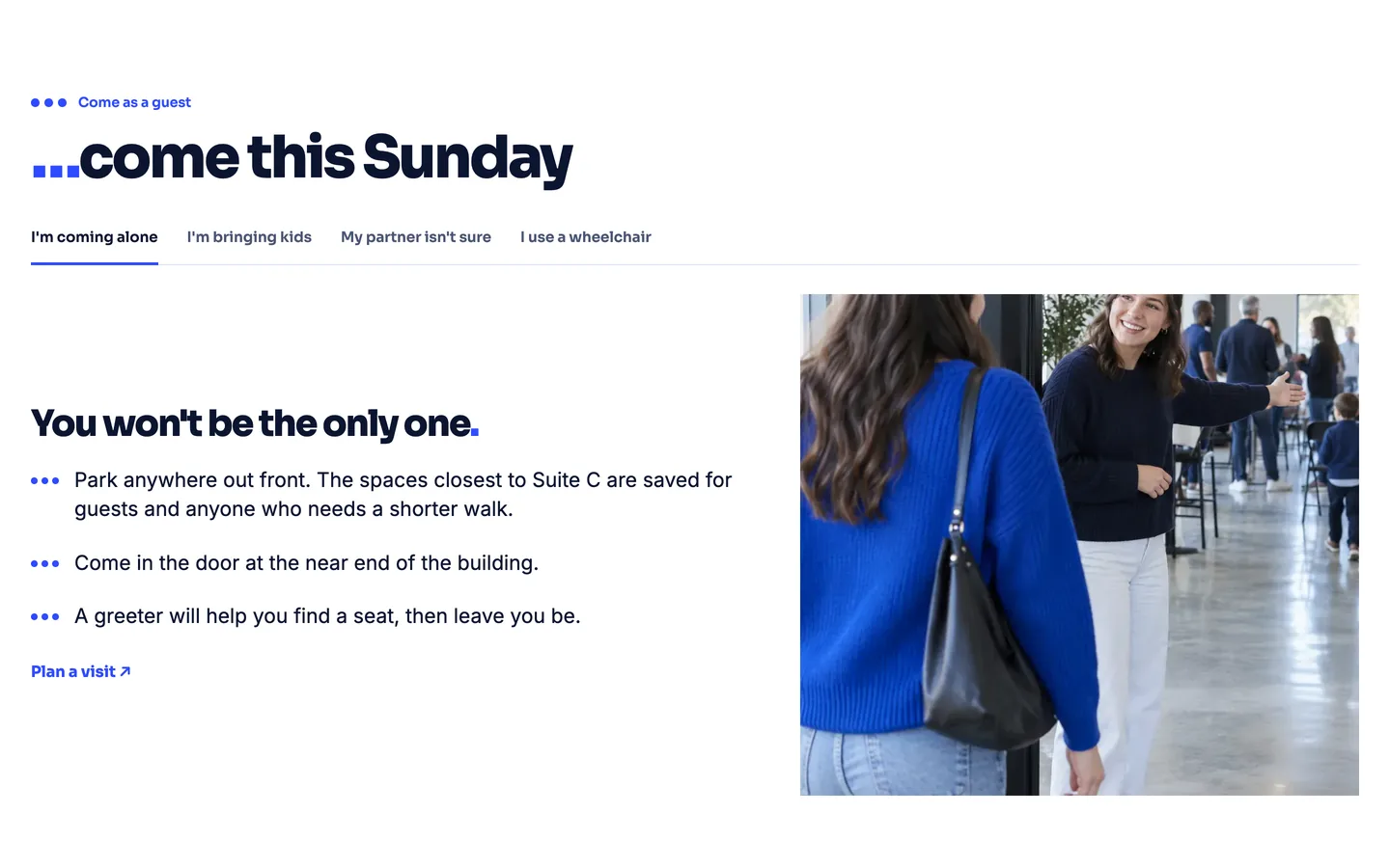 Ellipsis: …come this Sunday