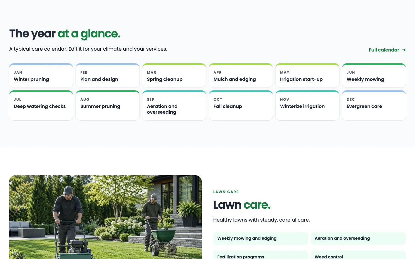 Evergreen: The year at a glance