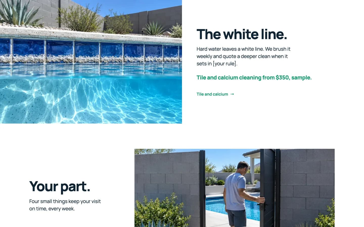 Lido: The white line