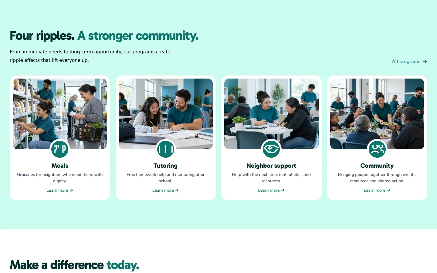 Ripple: Four ripples, four programs
